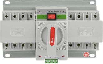 OEM Interruptor De Transferencia Autom&aacute;tico, Interruptor De Transferencia De Circuito De 4 Polos, Disyuntor De 220 V, Interruptor De Transferencia De 63 A
