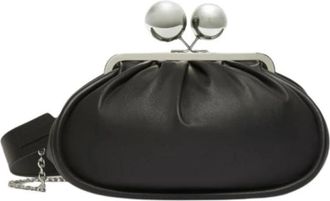 Max Mara Zwarte Pasticcino Tas Medium Clutch - Dames - Clutches - Zwart - ONE Size - Tassen