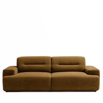 DRAWER Sof&aacute; de 4 plazas en tela - Bronce