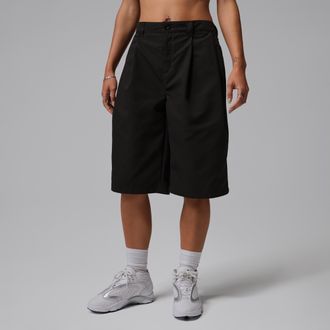 Nike Jordan Womens Jordan Flight Big Chino Shorts in Black | IH0657-010
