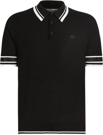 Dolce & Gabbana Blauwe Polo Shirt voor alledag - Heren - Polos - Zwart - 3XL - Tops