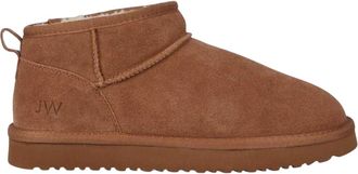 Jack Wills Leren laarzen met nauwsluitende pasvorm voor dames (Tan)