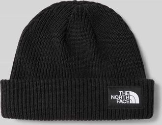 The North Face Beanie mit Label-Detail in Black, Größe 1