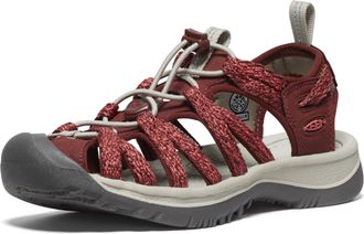 Keen Womens Whisper Closed Toe Sport Sandals, Cayenne/Fired Brick, 3.5