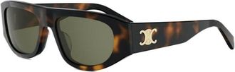 Celine 53N Zonnebrillen - Heren - Zonnebrillen - Bruin - 55 MM - Accessoires