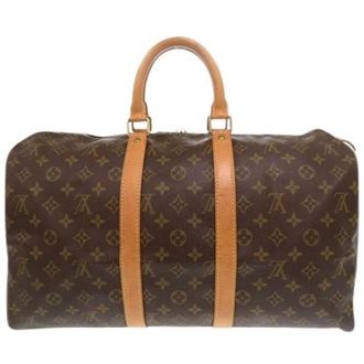 Louis Vuitton Pre-owned Weekend Bags, male, Brown, Size: ONE SIZE Pre-owned Boston bag