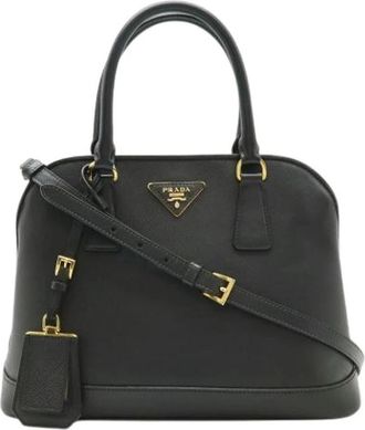 Prada Pre-owned Vintage Schoudertas - Dames - Vintage Handtas - Zwart - ONE Size - Leer - Vintage