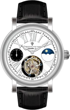 Christian Van Sant Mens Tourbillon X Limited Edition White Dial Watch