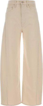 Mother Ivory Stretch Denim The Half Pipe Jeans