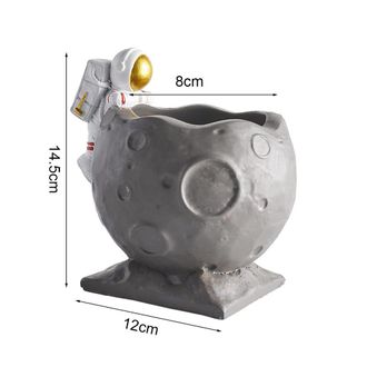 OEM Hucha Con Forma De Astronauta Y Planeta, Art&iacute;culo De Decoraci&oacute;n De Escritorio, Accesorio De Decoraci&oacute;n Para El Hogar, Hecha De Resina, Ideal Como Rega