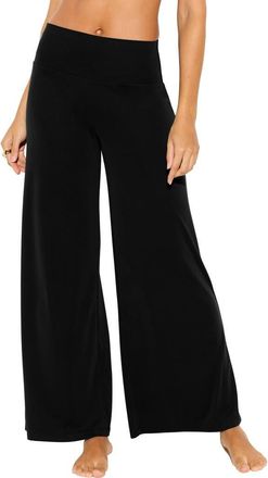 Spiritual Gangster Journey Wide Leg Pants in Black at Nordstrom, Size X-Small