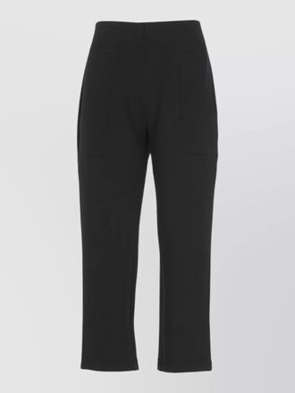 Wolford high waist cropped straight leg trousers