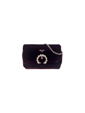 Jimmy Choo London Soft Madeleines Velvet Mini Crossbody Bag
