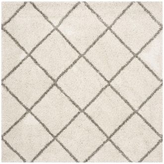 Safavieh Alfombra marfil/gris 152 x 152 cm