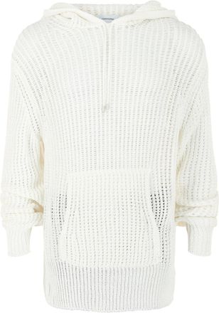 Ferragamo Crochet Drop-Sleeve Hoodie