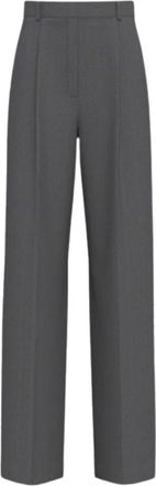 Marella Dames, Broeken, Grijs, Maat: XL Leer