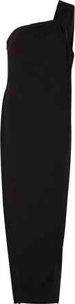 Ronny Kobo Xaden One-shoulder Crepe Maxi Dress - Black - S (UK8-10 / S)