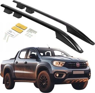 OEM Barras De Techo Fiat Fullback 2015-19 Mitsubishi L200 2016-2023 Negro