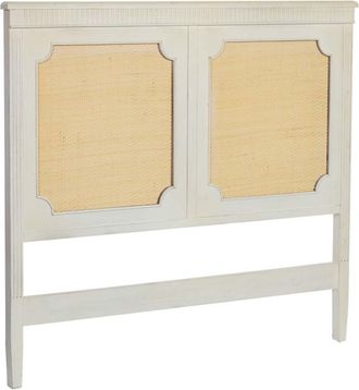 Wanderlust Deco Cabecero de cama de madera con rejilla 150x5x130h cm