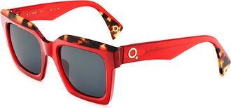 Etnia Barcelona Kate Polarized RDHV Womens Sunglasses Red Size 53