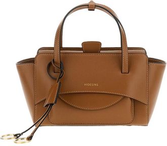Hidesins Brown Leather Flap S Crossbody Bag
