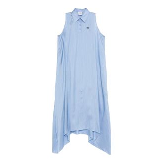 VETEMENTS Vestido Camisero de Verano - Dresses - Mujer - Azul - M