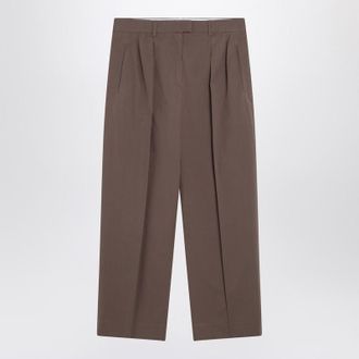 The Row Taupe Trousers