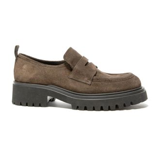 Guglielmo Rotta Mocassino Wyatt - Dames - Loafers - Bruin - 38 1/2 EU - Leer - Schoenen
