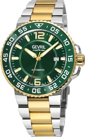 Gevril Group Riverside Automatic Green Dial Mens Watch 46703