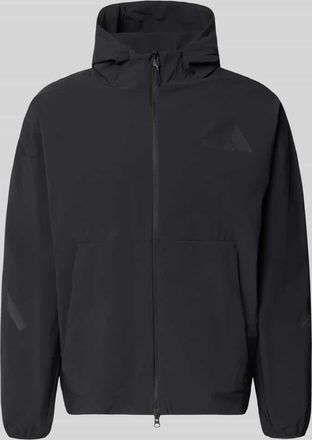 adidas Regular Fit Jacke mit Kapuze in Black, Gr&ouml;&szlig;e XXL