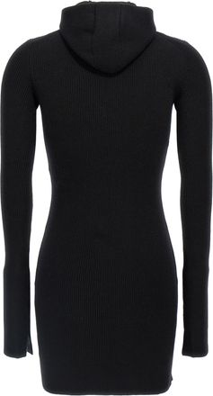 Fendi Womens Black Wool Short Dress