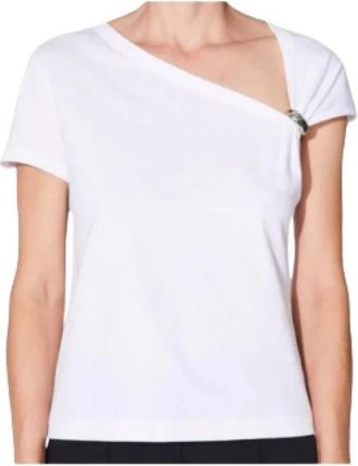 Barbara Bui Wit Jersey Mode T-shirt - Dames - T-shirts - Wit - L - Katoen - Tops