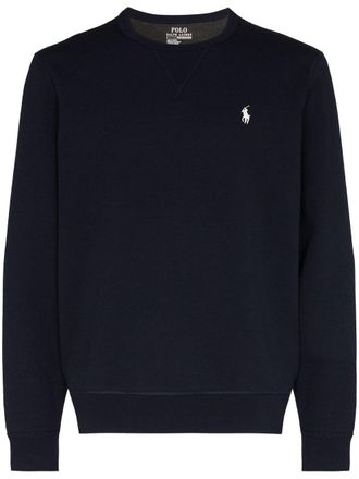 Polo Ralph Lauren logo-embroidered sweatshirt - Blue