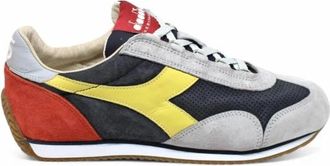 Diadora Vintage Style Suede Sneakers Blue Denim - Heren - Sneakers - Veelkleurig - 41 EU - Denim - Schoenen