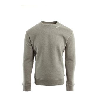 Balmain Jumper - male - Balmain - Sweatshirts - Gray - S - Sweatshirts & Hoodies