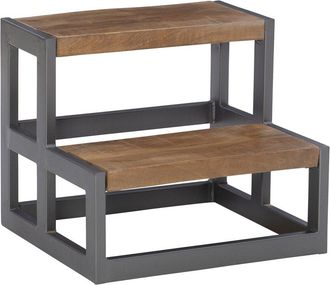 Linon Bodie Wood & Metal Bed Steps