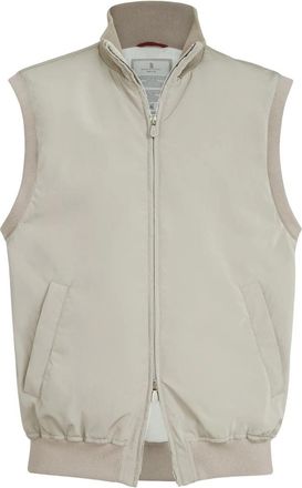 Brunello Cucinelli Bonded Nylon Padded Gilet