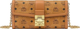 MCM Tracy Wallet on Chain in Visetos in Cognac at Nordstrom