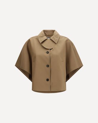 Max Mara Cotton Cape Female M-L