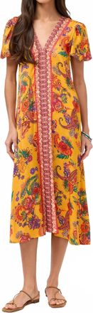 Johnny Was Midi Eva Dress In Linnea