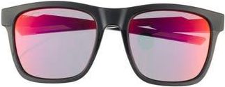 Philipp Plein Sport 56mm Square Sunglasses in Black Black Red at Nordstrom Rack