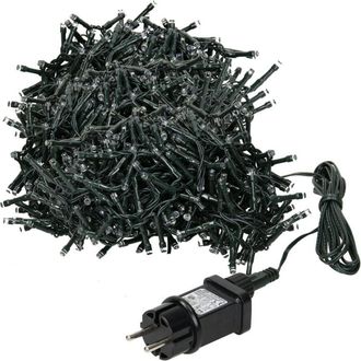 ECD Germany Ecd Germany Cadena De Luces 36m De Longitud 1800 Led Pvc Guirnalda De Luz Extra Blanco C&aacute;lido Navide&ntilde;a Interior Exterior Ip-44 Cable De Alimentaci&oacute;n I