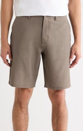 Hurley Explore Print Hybrid Shorts in Walnut at Nordstrom Rack, Size 32