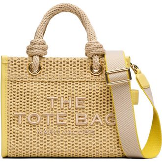 Marc Jacobs The Small Stripe Mesh Tote in Natural at Nordstrom