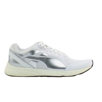 Puma Puma 698 Ignite Metallic Womens Lace Up White Running Trainers 361086 02 B68D