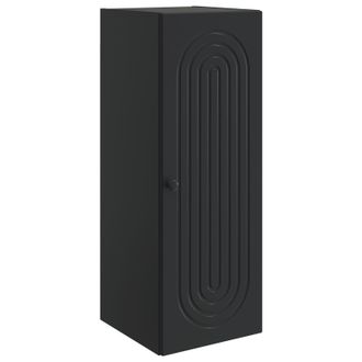 vidaXL Armario De Pared Negro 33 X 34,5 X 90 Cm Madera De Ingenier&iacute;a Vidaxl