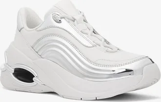 Michael Kors Toni Mixed-Media Trainer