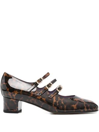 Carel Pumps Kina con stampa 35mm - Marrone