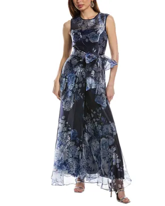 Eliza J Organza Wide Leg Jumpsuit