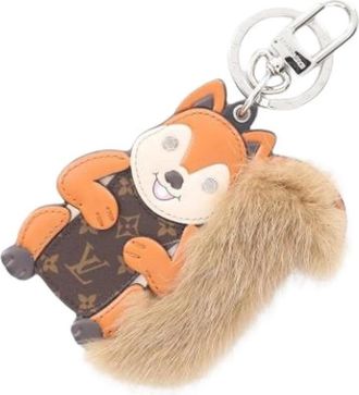 Louis Vuitton Pre-owned Keyring - Dames - Vintage Accessoires - Beige - ONE Size - Leer - Vintage